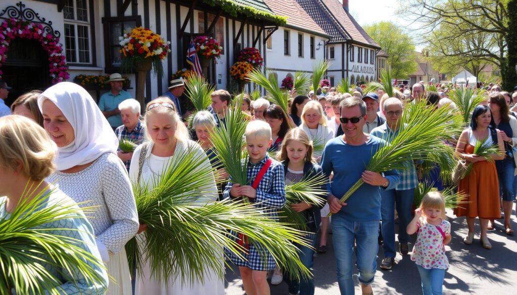 Palmsonntag Feierlichkeiten