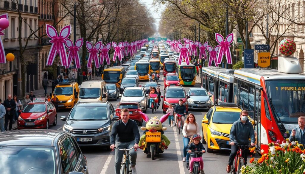 verkehr osterfeiertage