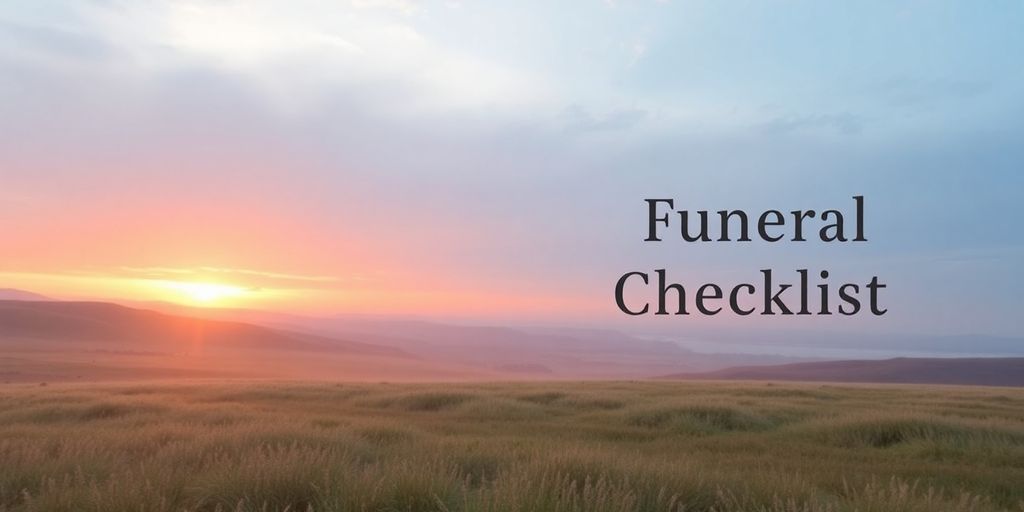 Ruhige Landschaft mit sanften Farben und Sonnenuntergang.