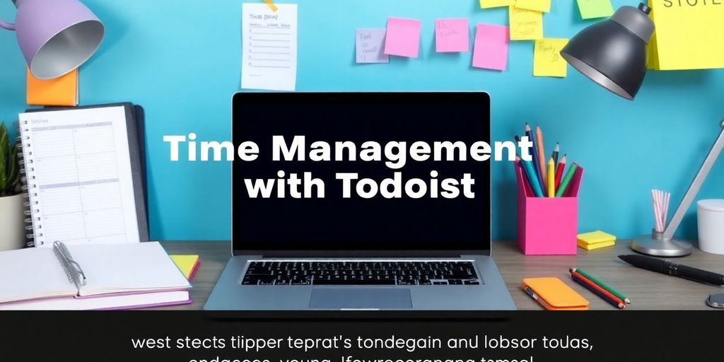 Ordentlicher Arbeitsplatz mit Laptop und Planer.