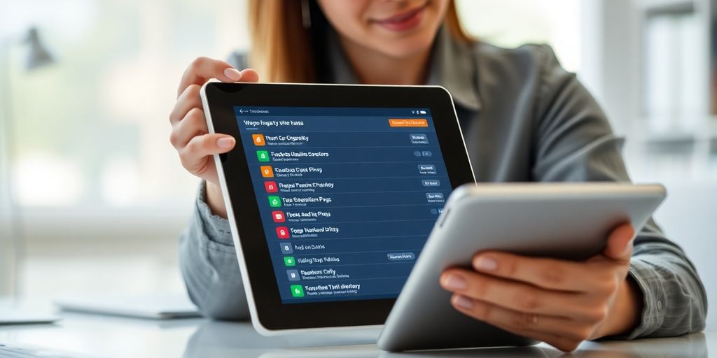 Person arbeitet effizient mit Google Tasks am Computer.