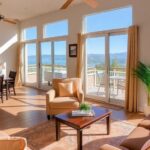 Gemütliche Ferienwohnung mit schöner Aussicht und entspannter Atmosphäre.