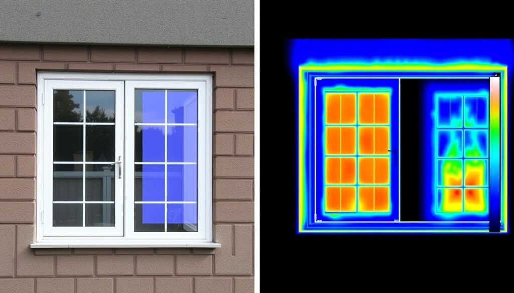 Energieeffiziente Fenster von Siegener Fensterbauern mit Wärmebilddarstellung Energieeffiziente Fenster von Siegener Fensterbauern mit Wärmebilddarstellung