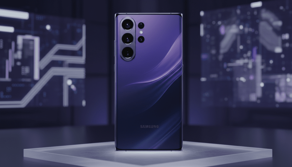 Samsung Galaxy S26 Ultra in Cobalt Violet Farbvariante