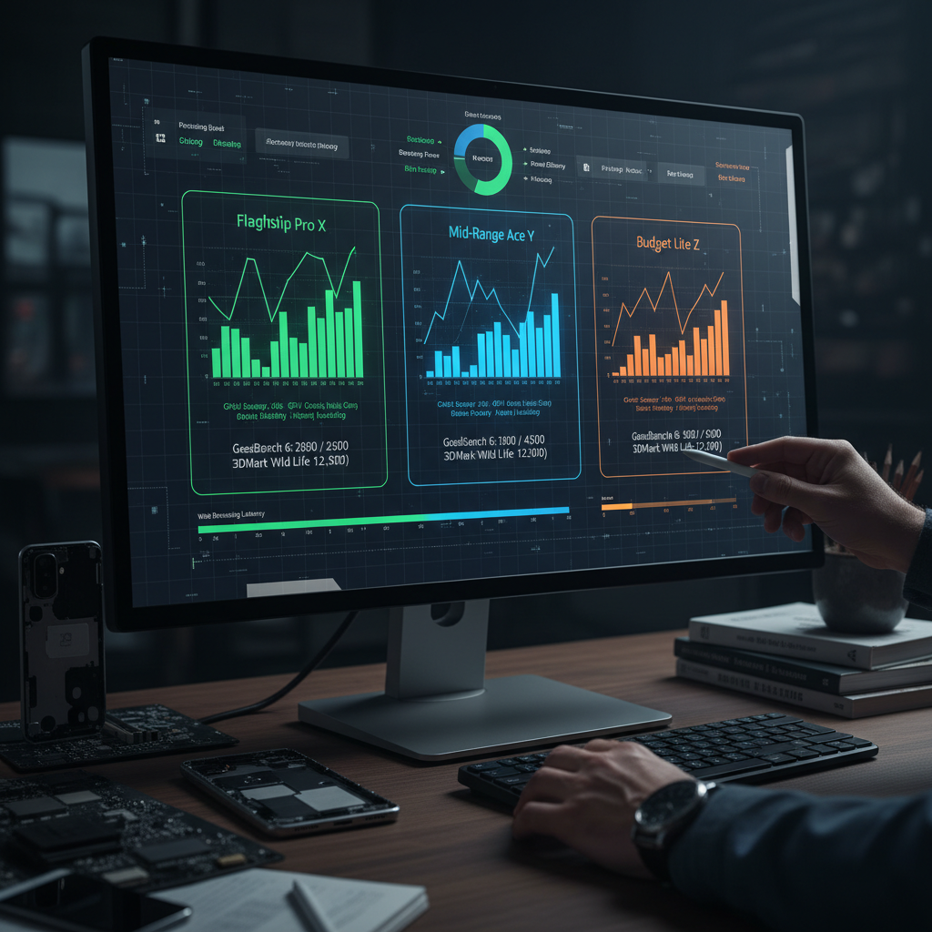 Smartphone-Performance-Test Visualisierung