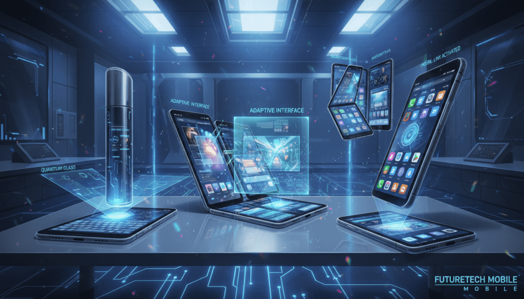 Zukünftige Smartphone-Technologien Konzept